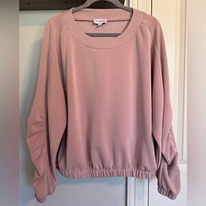 Evereve Blush Long Sleeve Sweatshirt